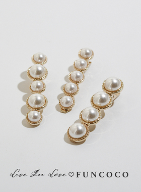 韩国进口精致简约法式复古珍珠侧边夹发夹刘海夹子优雅百搭头饰女