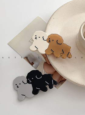 可爱修勾碎发夹侧边刘海夹前额少女心鸭嘴夹子头饰甜美风发卡夹子