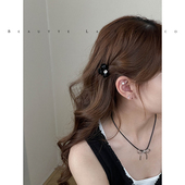 FUNCOCO｜露丝同款 带钻蝴蝶结小号迷你刘海发夹前额碎发抓发夹子