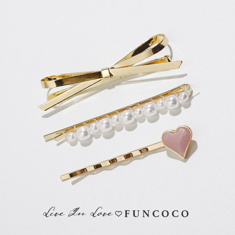Lin Kotaku Same item girl love bow Clamp Bangs Hairpin Headdress INS Pink jewelryin the Accessories/Fashion Jewelry, Hair Accessories  category - from Buy2taobao.com to provide professional Taobao agent buy service