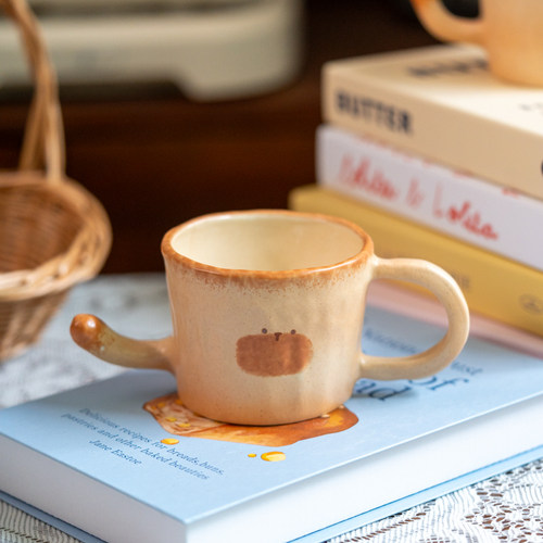 釉下彩陶瓷咖啡杯马克杯