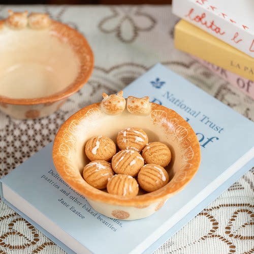 釉下彩陶瓷碗可爱创意餐具