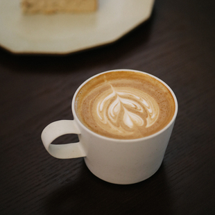 伍杯310ML景德镇咖啡杯马克杯陶瓷白釉水杯早餐杯子茶杯挂耳日式