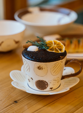 猫猫窑可爱卡通陶瓷咖啡杯马克杯景德镇釉下彩装饰家用饮品杯