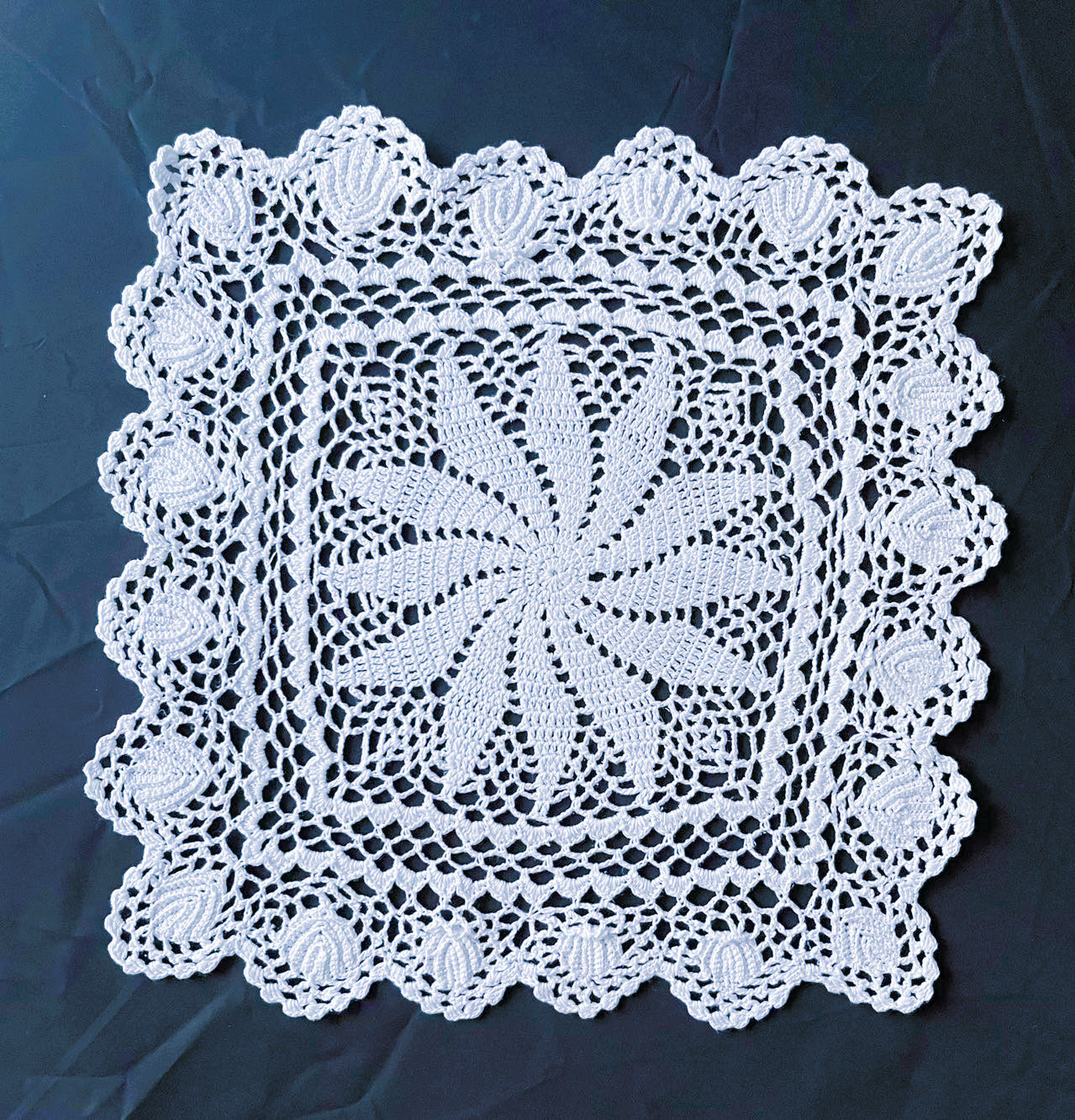 纯棉粗线手勾针花长方桌旗盘垫杯垫,居家布艺,餐垫,淘宝优惠券,粉丝福利购,淘宝优惠卷