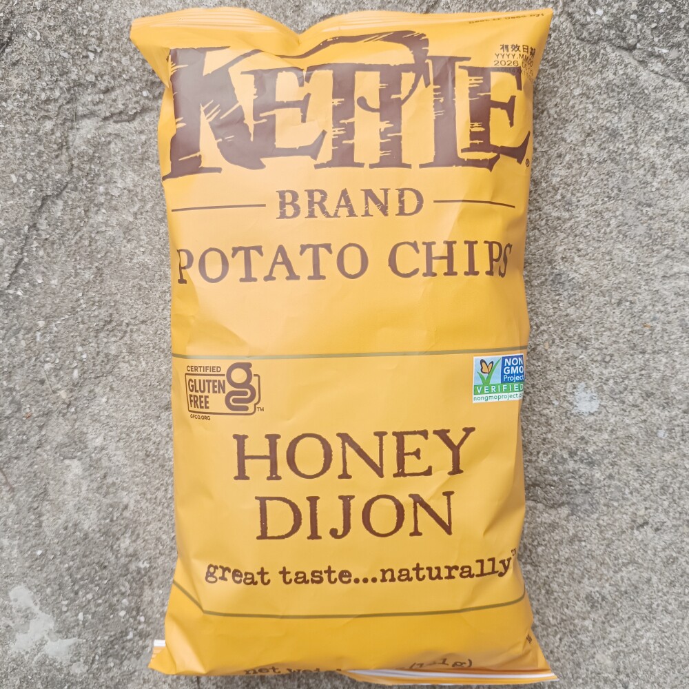 141g进口柯特蜂蜜味薯片零食KETTLE POTATO CHIPS HONEY DIJON