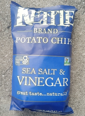 141g柯特盐醋味薯片零食KETTLE POTATO CHIPS SEA SALT&VINEGAR