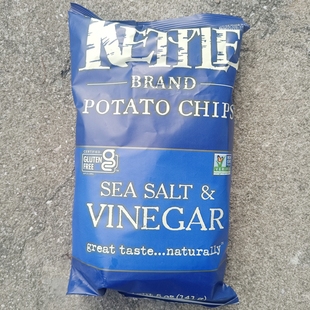 141g柯特盐醋味薯片零食KETTLE POTATO CHIPS SEA SALT&VINEGAR