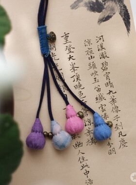 布缘记福禄葫芦挂件香包香囊项链