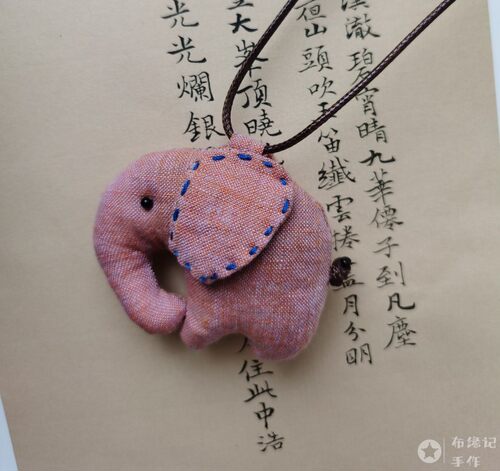 纯手工缝制小象礼物香囊香薰香包