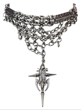 IIMIII暗黑十字架项链