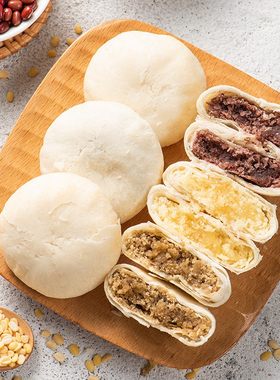 手工红豆沙绿豆沙整箱传统糕点