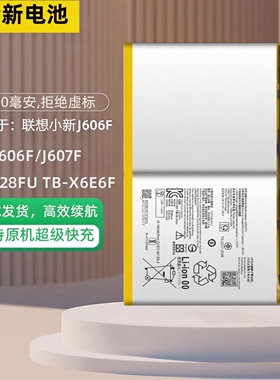适用联想小新J606F J607F M10PLUS TB-X606F平板电池L20D2P32电板