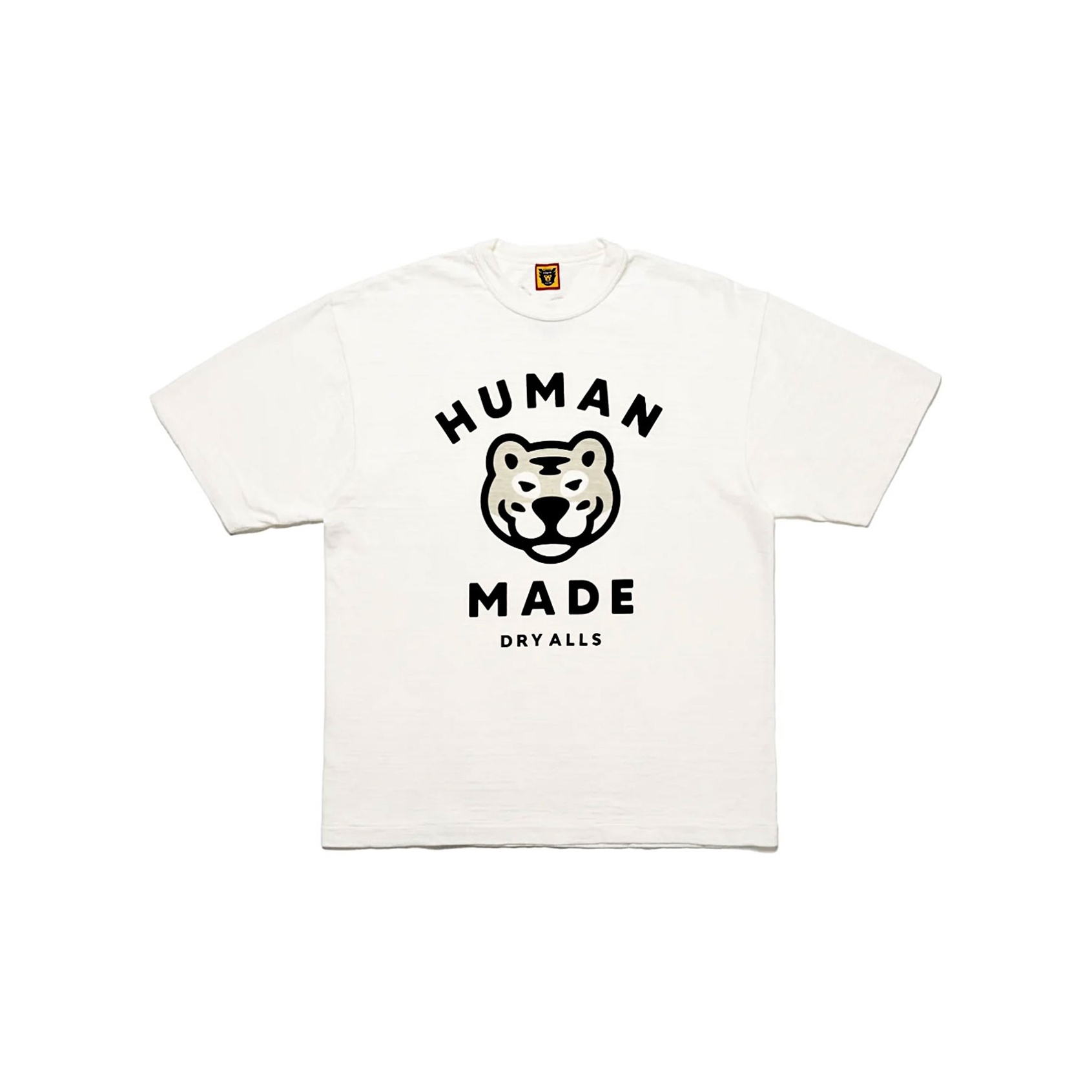 HUMANMADE虎头图案字母印花T恤