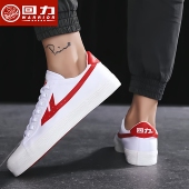 百搭情侣帆布鞋 正版 潮流小白鞋 学生校鞋 回力上海男鞋 运动板鞋 经典