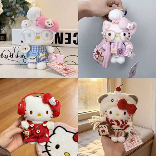 正版尚绒坊hellokitty挂件玩偶哈喽kitty猫背包挂饰可爱娃娃礼物