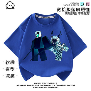 forsaken roblox衣服游戏动漫周边男女卡通印花短袖t恤衫夏装上衣