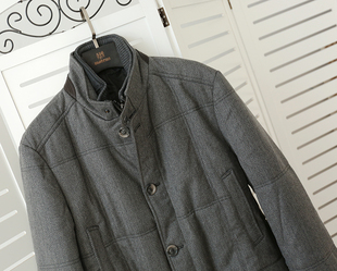 诺悠翩Loropiana暴风面料冷冬抗寒！意大利毛呢棉服外套加厚保暖