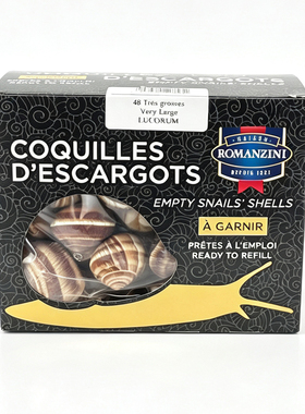 西餐摆盘装饰品法国进口田螺壳法式蜗牛壳snail shell空壳