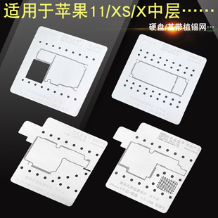 适用iPhone11苹果手机XS MAX/X主板中层中板植锡网硬盘基带钢网