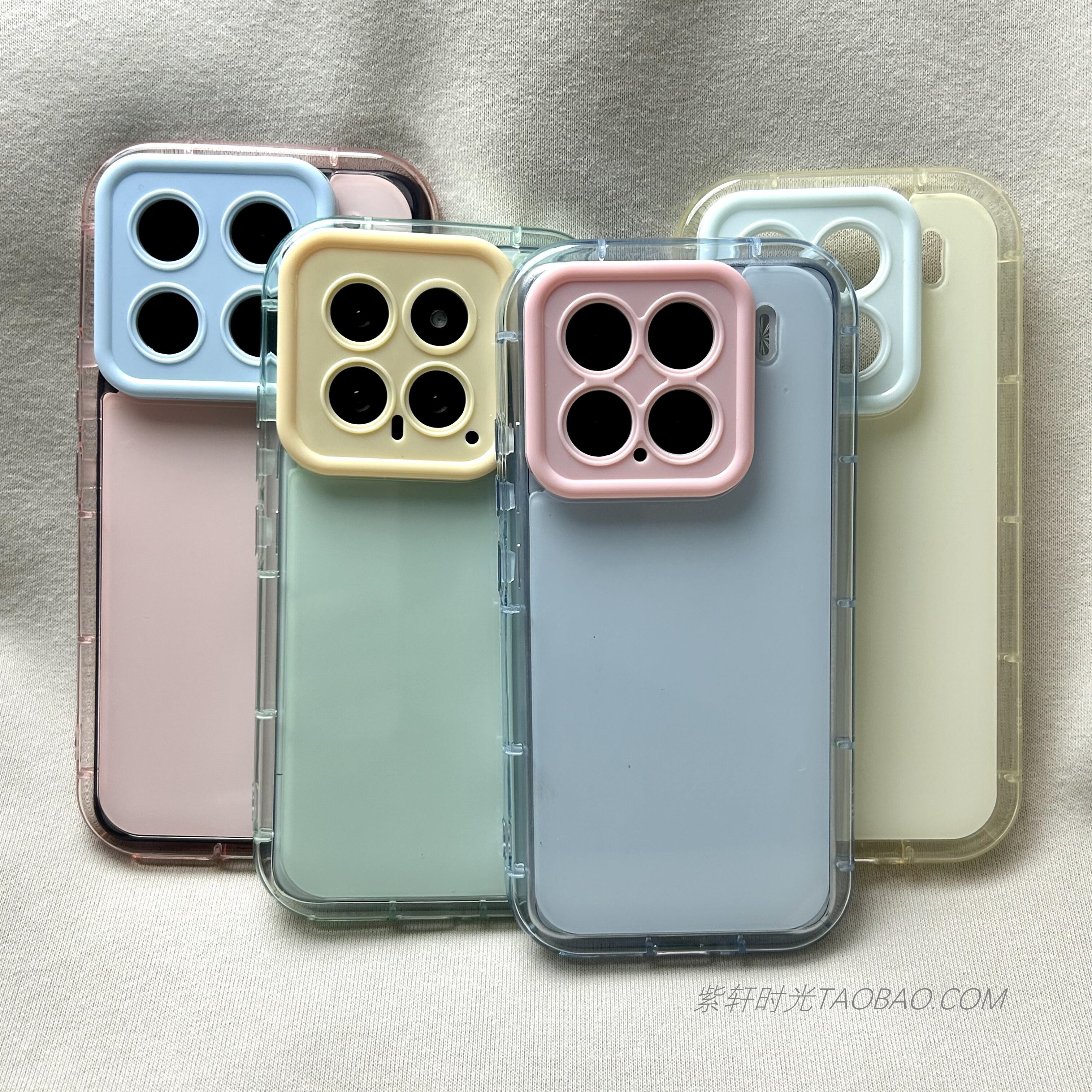 小众椭圆ins风马卡龙撞色二合一适用OPPOReno14/13pro手机壳reno12果冻奶油色11精孔10镜头全包9防摔8简约女