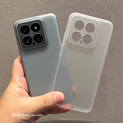 适用小米civi4pro手机壳11/12s磨砂ultra透明mix4硬壳10s红米note12Turbo裸机感K30散热K20黑白色K40s防指纹