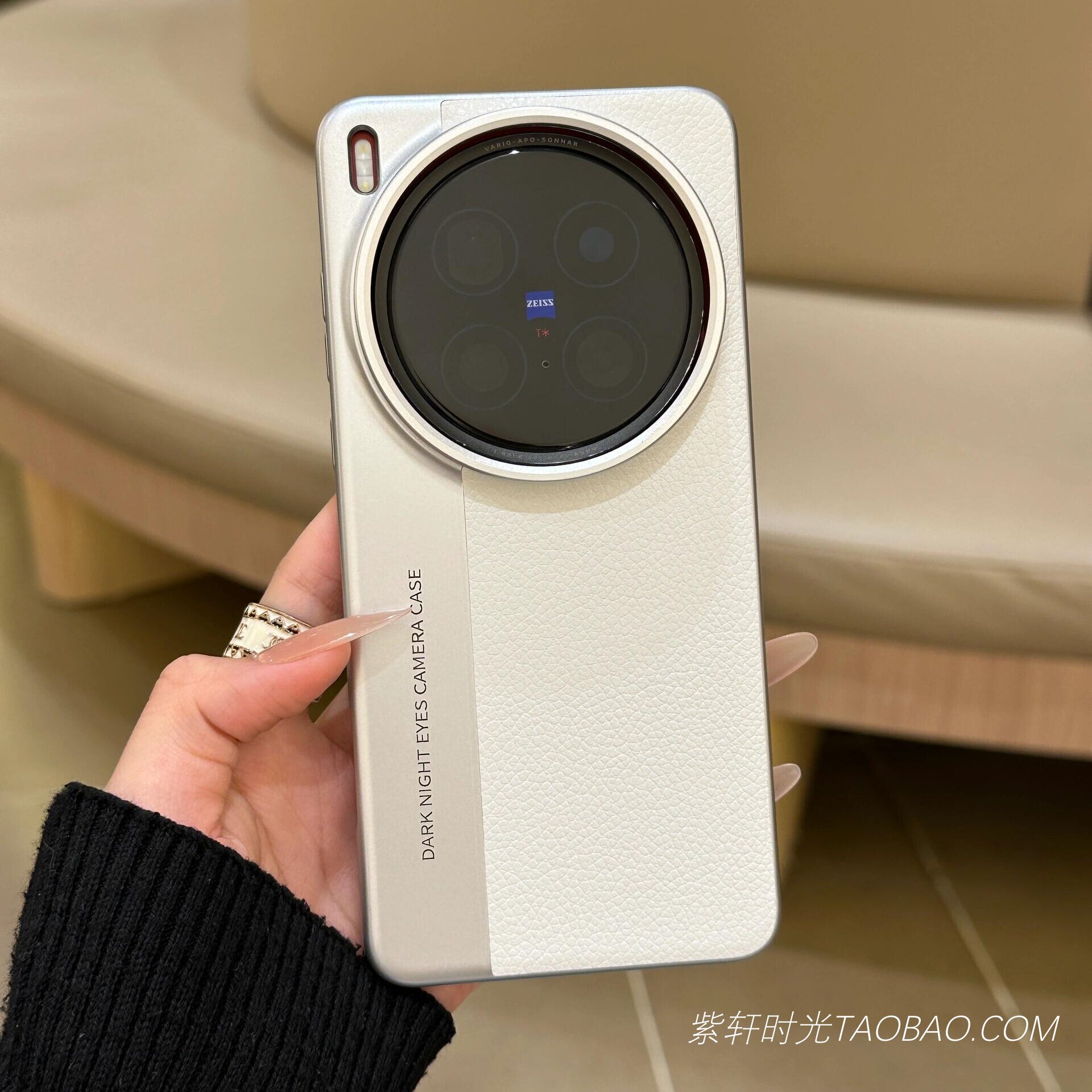 小众白色拼接素皮荔枝纹适用荣耀Magic8pro手机壳X70电镀银500华为Nova15全包防摔Pura80pro硬壳Pura70高级感