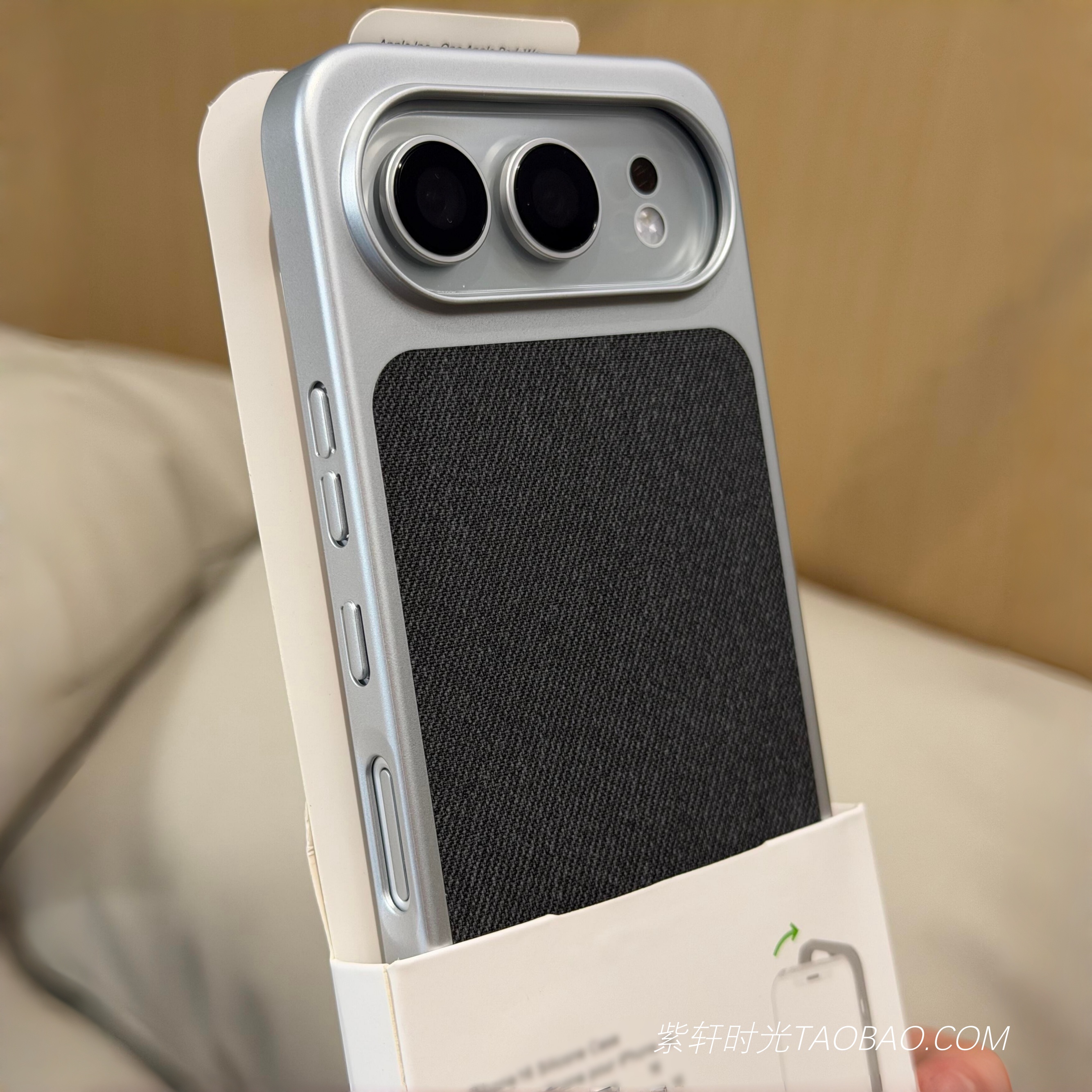 内置磁吸亚麻毛麻布料纹适用荣耀500手机壳500pro电镀银magic8华为mate80pro全包硬壳max绒面防滑高级感灰色
