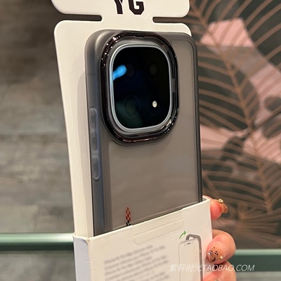 电镀镜头加高防刮适用vivoiQOO15手机壳13/12新款iQOONeo11高透灰色Z10Turbo+全包neo9防摔Z8软壳neo7/6se男