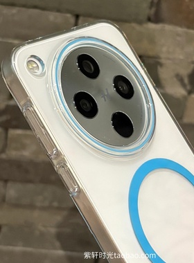 超薄隐形透明撞色磁吸无线充电适用vivoX200S手机壳x200Ultra蓝色x200不发黄S30pro简约mini高清PC硬壳裸机感