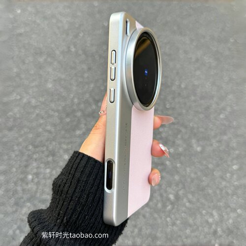 限定色秒变相机适用OPPOFindx8s手机保护壳+温柔樱花粉Findx8ultra电镀银色Findx8素皮荔枝纹X8pro防指纹硬套