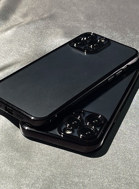 高级石墨黑色适用小米红米k50ultra手机壳k40s游戏k30s至尊版pro透明k60银色10X电镀边框9A冷淡风全包不掉色