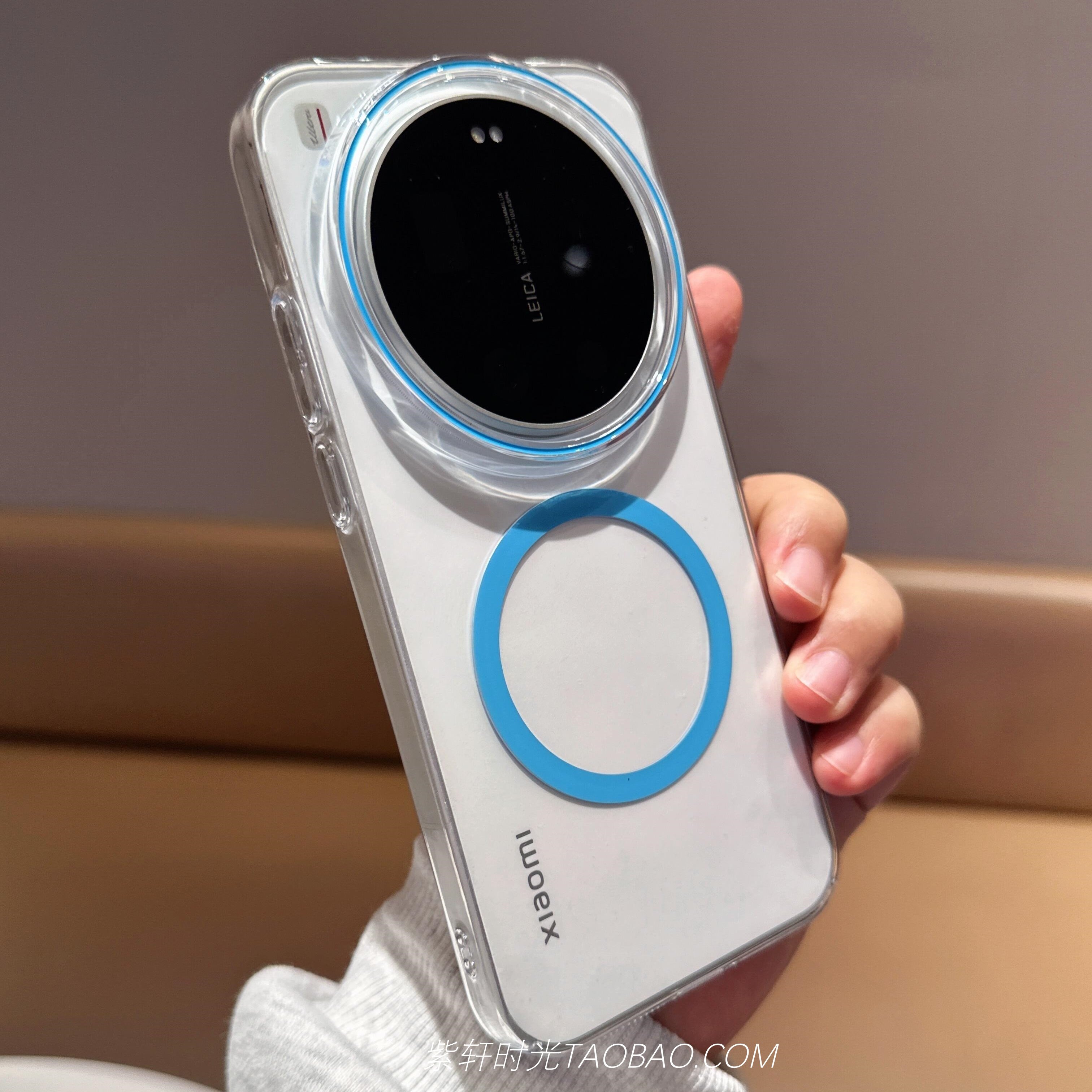 高清透明硬壳适用荣耀魔术Magic8pro手机壳500/400pro磁吸充电X70蓝色magic7pro镜框加高Magsafe防摔不会发黄