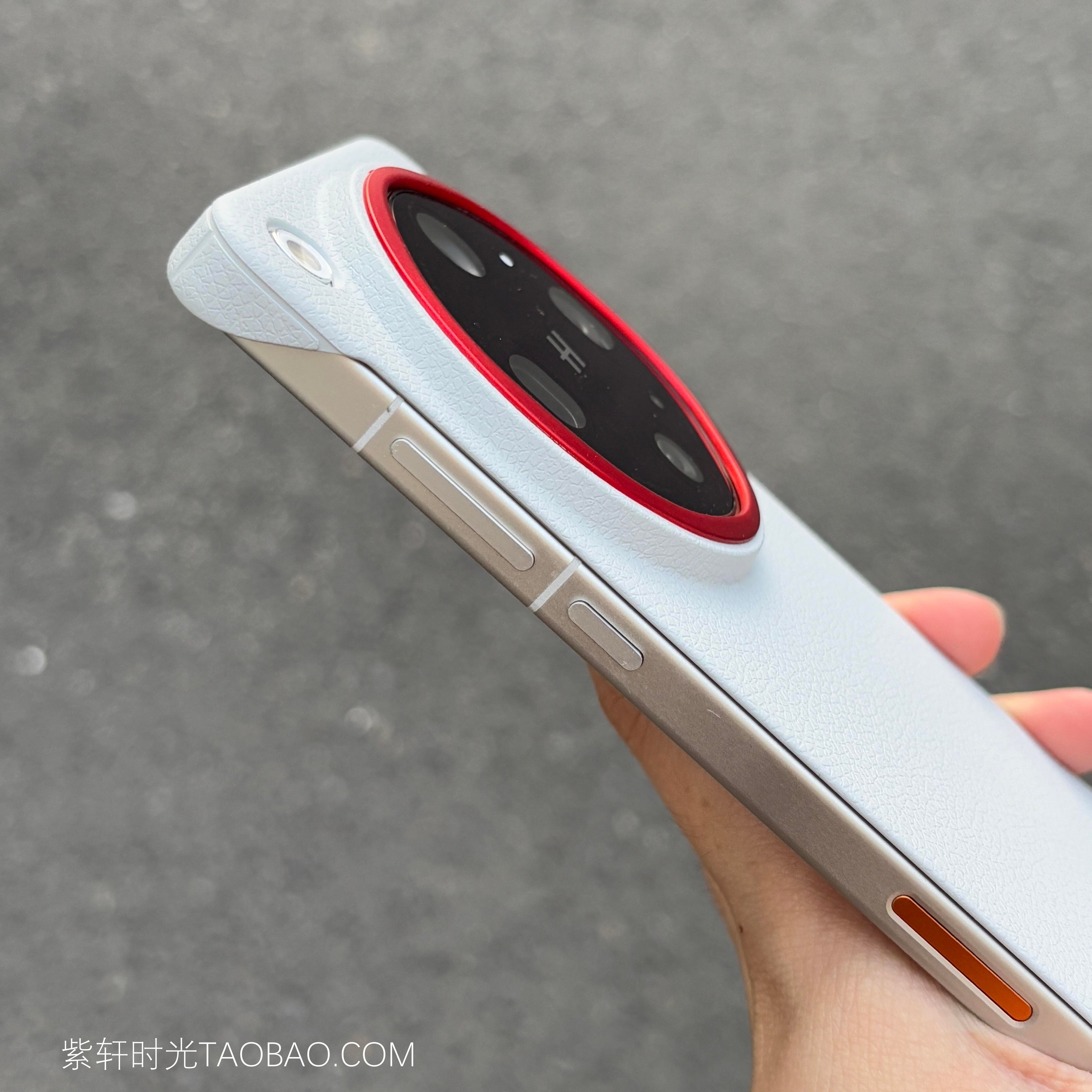 超轻超薄荔枝纹磁吸散热无边框适用华为mate70pro+荣耀Magic8魔术7pro手机壳500/400半包大孔Power灰蓝色X70