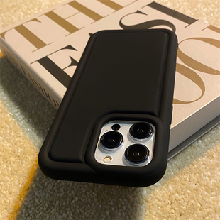 纯黑色气垫适用vivoX90/X80手机壳iQOO10高级感neo5/3硅胶X70pro全包S16防摔s15简约S12小众S10冷淡风Z5/U3X