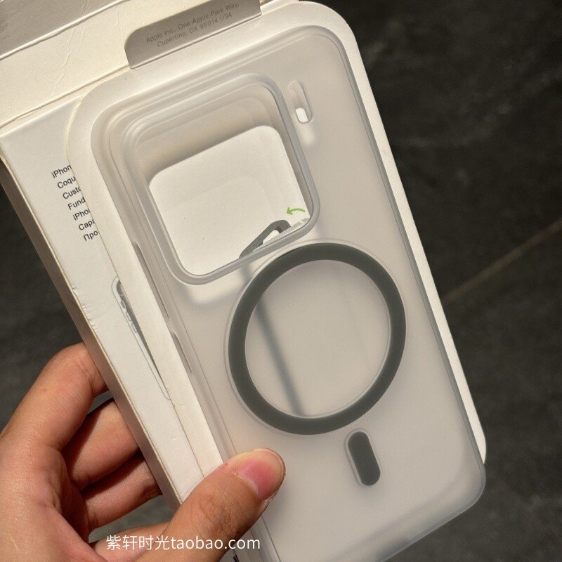 Magsafe强磁吸无线充电冰雾磨砂高级灰适用小米15手机壳15Pro超轻薄14亚克力13裸机无感套Ultra透白硬壳散热