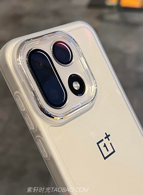 极简风高透白色全包软壳适用oneplusAce6一加15手机壳1+13T自带镜头膜Ace5至尊版Ace3防摔Ace2pro磨砂边框Ace