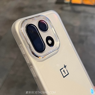 极简风高透白色全包软壳适用oneplusAce6一加15手机壳1 Ace3防摔Ace2pro磨砂边框Ace 13T自带镜头膜Ace5至尊版