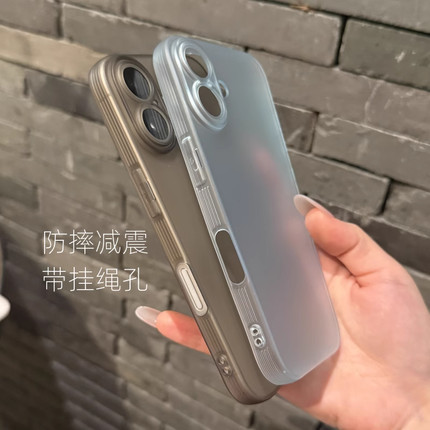 轻薄透气钛灰色适用oppoReno14/13pro手机壳12防尘Findx8磨砂白X8s半透明裸机感X8ultra气囊X7防摔X6不沾指纹