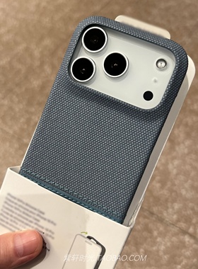 港风复古牛仔蓝色素皮拼接编织纹适用小米15手机壳15pro三星S24ultra秋冬S25新款S23半包大孔皮革纹轻奢高级