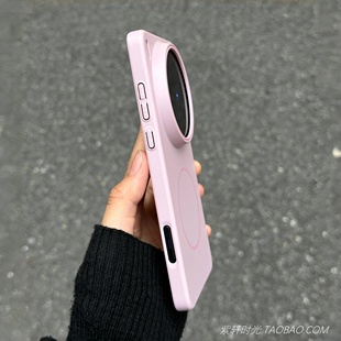 樱花粉色Beats磁吸适用小米15Ultra手机壳civi5pro红米Turbo4pro时尚 13女Note13硬壳14Tpro防指纹 K60轻奢14