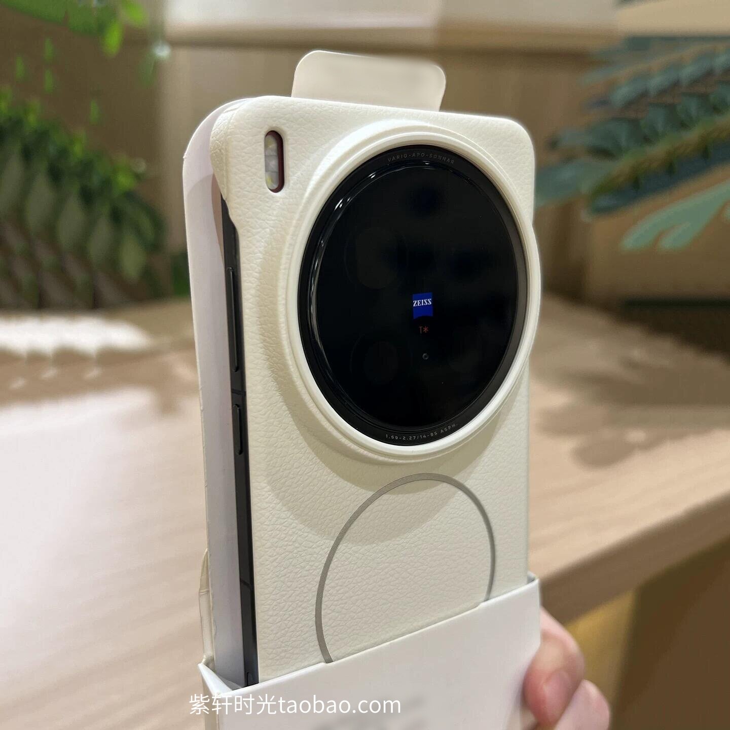 简约半包荔枝纹细圈磁吸无线充电适用小米15/15Spro手机壳14散热透气15Ultra红米K80高级白月光高档皮纹硬壳