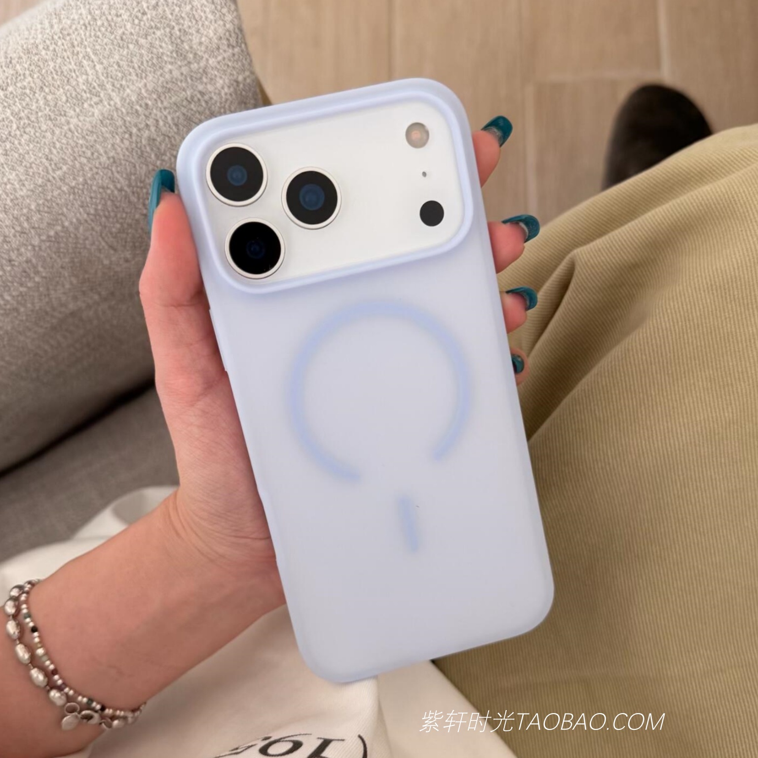 果冻蓝色雾面透明液态硅胶适用小米17promax手机壳15苹果17pro磁吸充电iPhone16/14华为Pura80超薄亲肤mate70