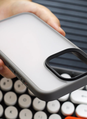 优盾2.0肤感磨砂钛金属适用vivoX200手机壳X200promini高级感x200pro灰色不包镜头防指纹手汗透黑防摔轻奢男