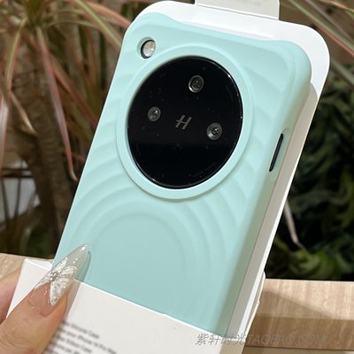 C家同款波漾磁吸壳青山玉适用OPPOFindx8手机壳小米15液态硅胶Magsafe充电14波浪13防摔薄荷绿纯色小众简约女