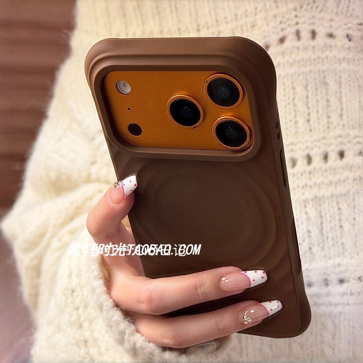 Magsafe磁吸波漾琥珀色棕褐色适用iPhone17苹果17promax手机壳16promax液态硅胶15软糯14耐脏13小众Air高级感