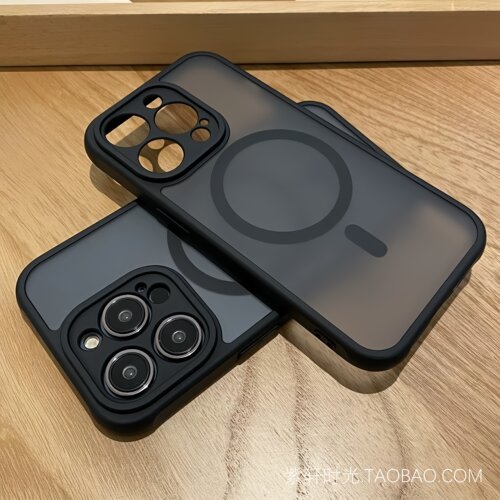 黑色肤感磨砂磁吸适用RealmeGT8pro真我Neo7手机壳GT8简约高级neo6亚克力GT5pro全包镜头16pro防摔15/14透明