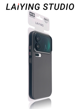 轻薄防摔电镀瓦楞光栅硬壳适用oppoFindx9/x8pro手机壳X8ultra钛黑色Reno14/13pro一加15行李箱纹Ace5防滑13T