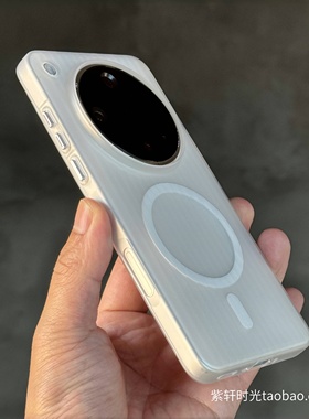 小众简约ins半透明白色瓦楞磁吸壳适用oppofindx8s+手机壳findx7/x8大孔X6pro超薄Reno13硬壳1+13T散热磨砂12