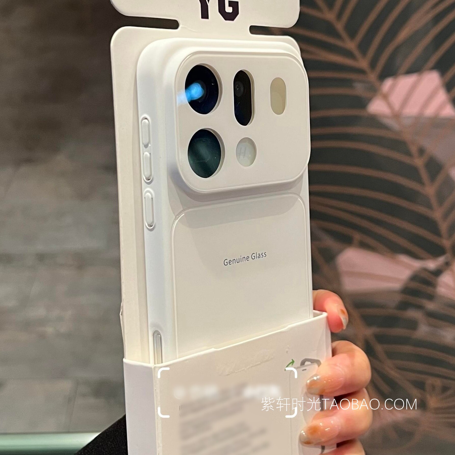 适用INS夏日冰感水晶玻璃纯白色Findx9pro手机壳oppoFindx9镜头全包oppoX9pro轻奢简约findx9高级感软边防摔